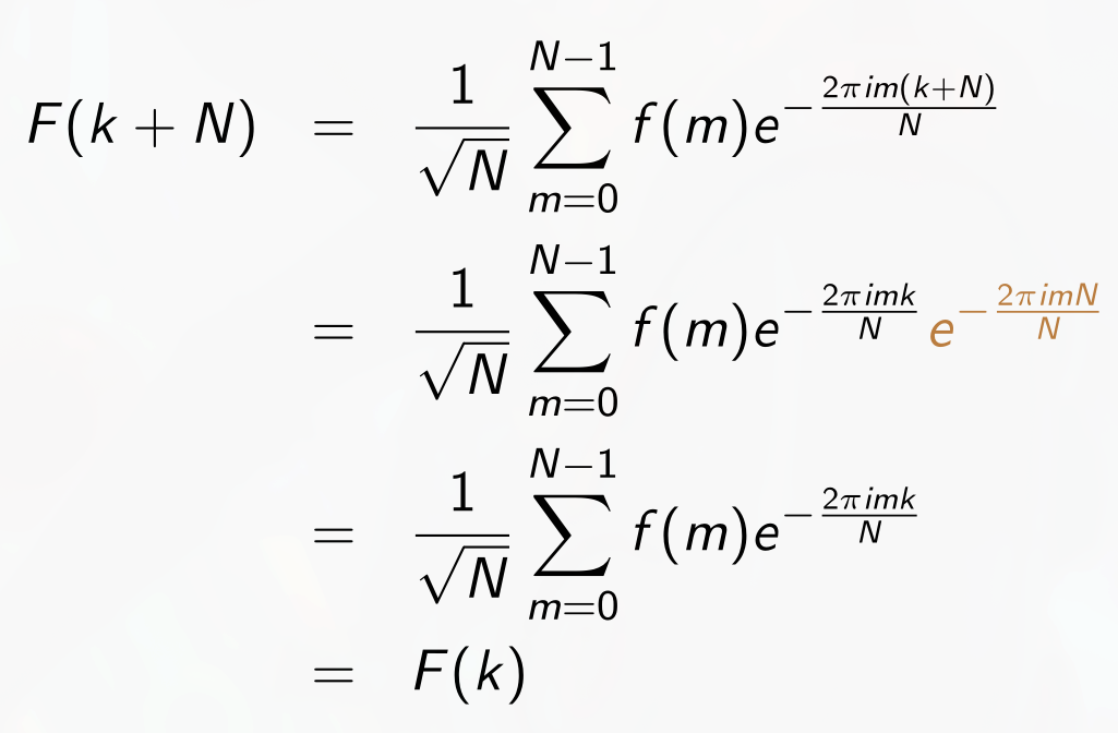 fa02 proof dft periodicity