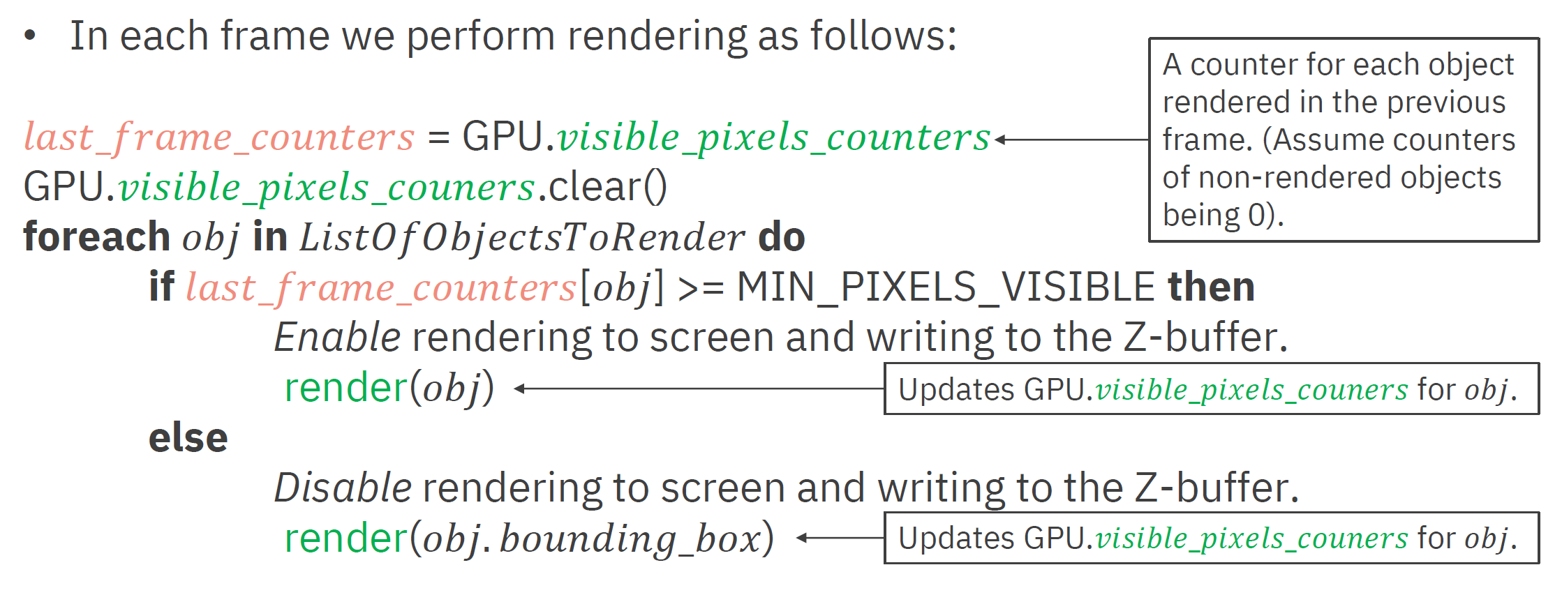 pgv08 hardware oclusion query